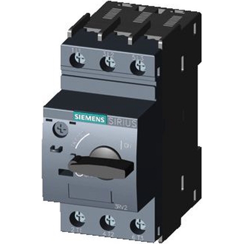Siemens 3RV2011-0FA10 Vermogensschakelaar 1 stuk(s) Instelbereik (stroomsterkte): 0.35 - 0.5 A Schakelspanning (max.): 690 V/AC (b x h x d) 45 x 97 x 97 mm