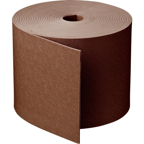 Pakket van 4x stuks kunststof grasranden / borderranden taupe bruin 10 m x 15 cm -