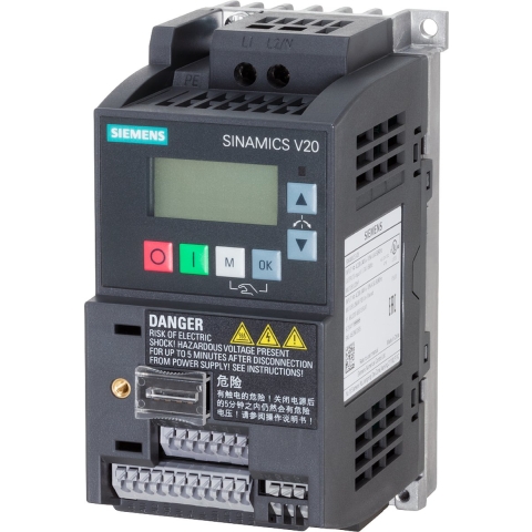 Siemens Frequentieregelaar 6SL3210-5BB13-7UV1 0.37 kW 200 V, 240 V