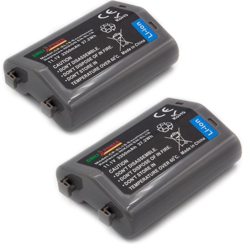 ChiliPower EN-EL18 accu voor Nikon - Excellence - 3350mAh - 2-Pack