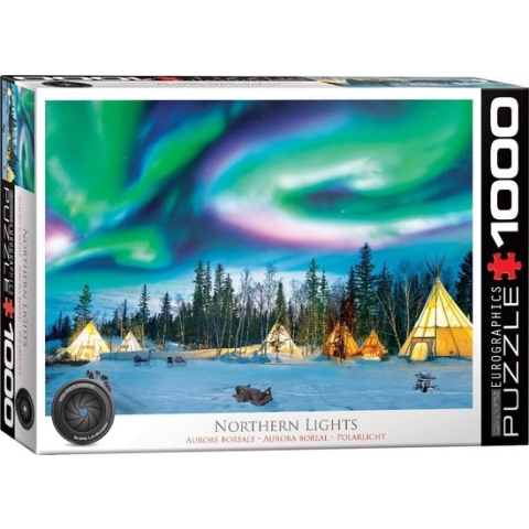 Eurographics puzzel Northern Lights - Yellowknife - 1000 stukjes