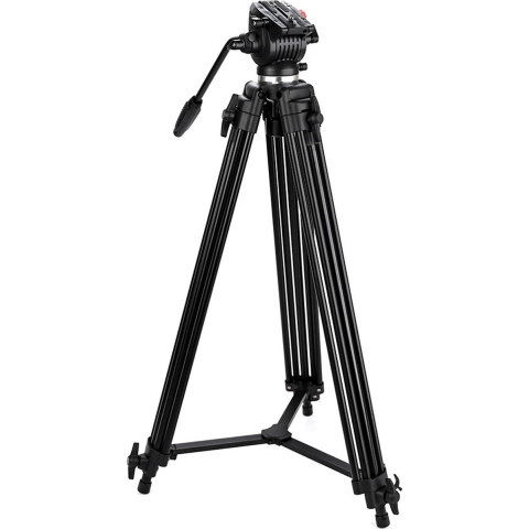 Caruba Videostar 177 Pro Videostatief + vloeistof gedempte kop