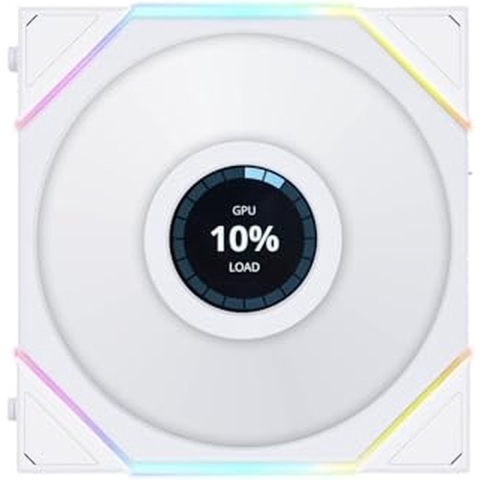 UNI FAN TL-LCD120 White Triple Pack Case fan