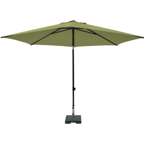 Parasol MYKANOS PUSH-UP Rond 250cm Met Tilt-functie 100%pol Sage Green