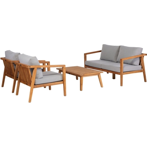 Lucca Corner Set Teak Fsc 100% - Exotan