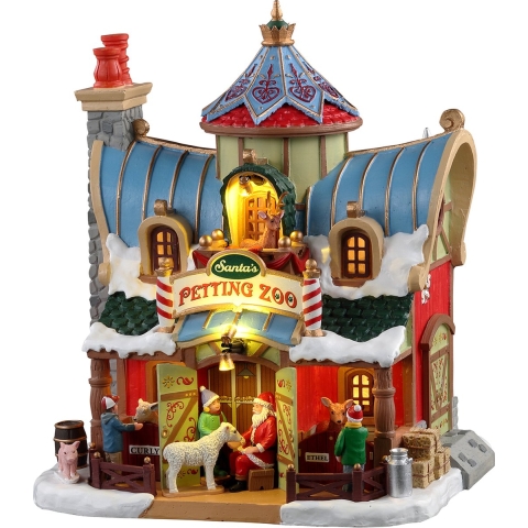 Santa s petting zoo b/o (4.5v) - LEMAX