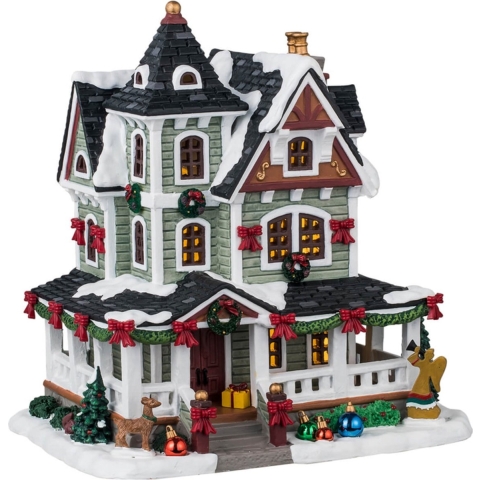 Whitbey Residence 18x26x25 cm Kersthuisje - LEMAX