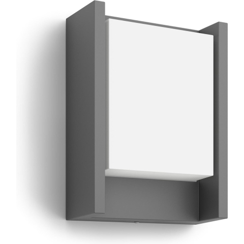 Arbour buitenwandlamp warmwit licht breed - Philips