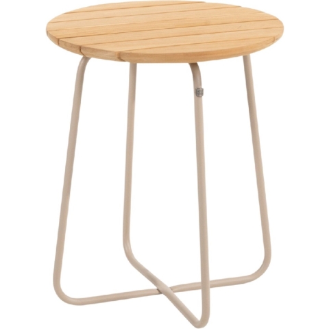Verdi bijzettafel teak 45 cm dia. H55 cm latte 4SO - 4SO