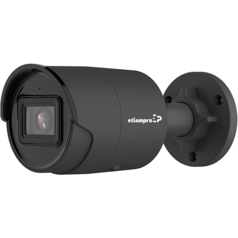 Ip-netwerkcamera vast netwerk cilindrisch 8 mp zwart - Velleman