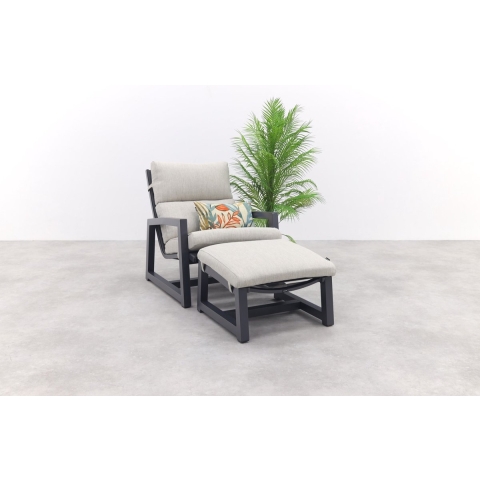 Gio relax lounge chair plus footstool - Hartman