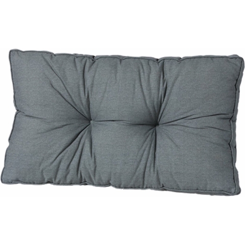 2 stuks! Lounge kussen 73x43 Basic grey - Madison