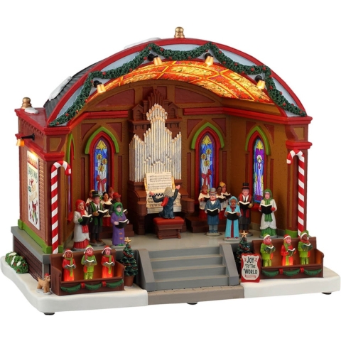 Christmas At The Park Pavilion 22x34x30 cm Kersthuisje - LEMAX