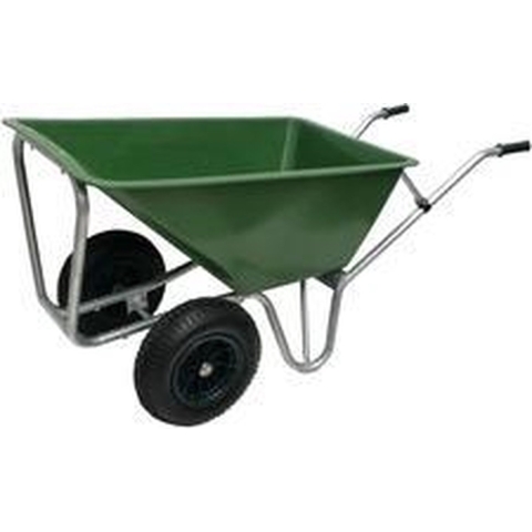 Kruiwagen Stal kunststof bak 160L/2 m/kunststof bak - Meuwissen Agro
