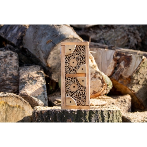 Insectenhotel de Reuzenmier hout 20x15x40 cm - Boomstijl