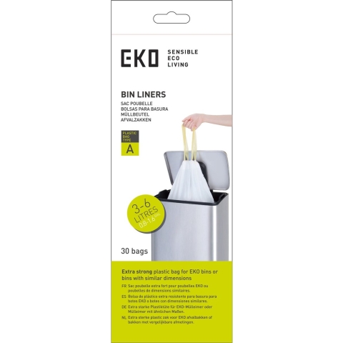 EKO Afvalzakken 3-6 ltr (A), EKO (24x30 stuks)