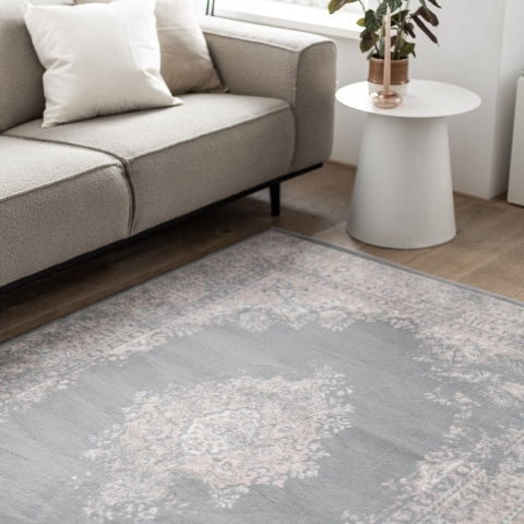 Interieur05 Vloerkleed Vintage Keshan Grijs 240x330cm