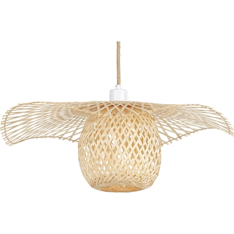 Beliani - BONITO - Hanglamp - Naturel - Bamboe