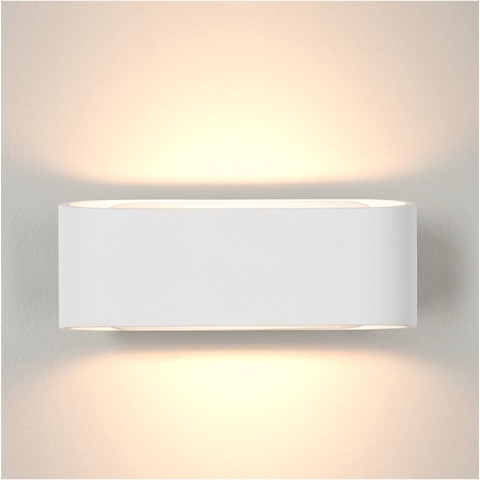 Atmooz Lily - Wandlamp - Wandspot - Wit - 16 x 7 cm