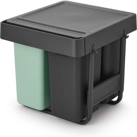 Brabantia Sort & Go Inbouw Prullenbak - 10 + 10 + 20 l