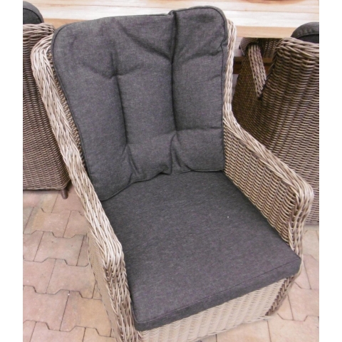 Canossa Dining stoel incl handgreep Wicker HM02 Kobo - stof 239 - OWN