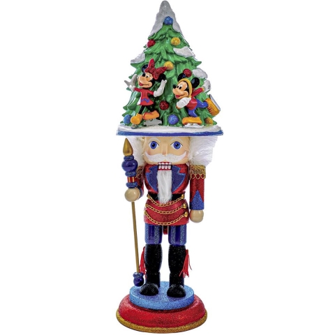 Mickey & Minnie Skating Nutcracker 16.25 Inch - Kurt S. Adler