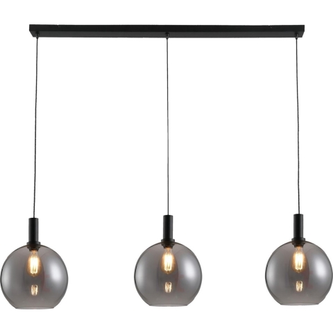 Freelight Hanglamp Chandra Smoke 3 Lichts 3 x 30cm