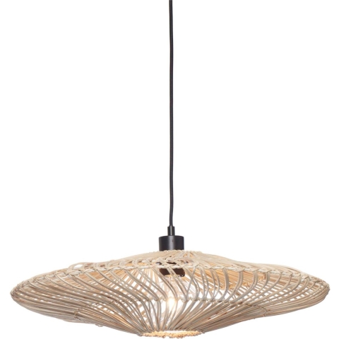 GOOD&MOJO Hanglamp Zanzibar - Rotan Wit - Ø55cm