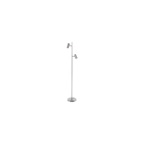 Highlight Vloerlamp Burgos RVS 2 lichts 142cm