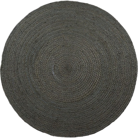 Interieur05 Rond vloerkleed Jute Groen - 180 cm (M)