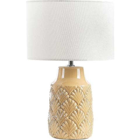 Beliani - BALAO - Tafellamp - Oranje - Keramiek