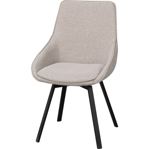 Rowico Home Alison Draaibare Eetkamerstoel Beige - Stof