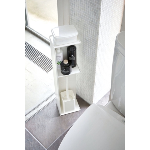 Yamazaki WC Opbergrek - Tower - Wit