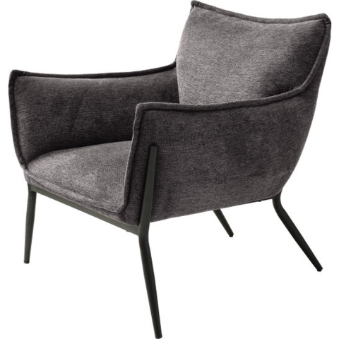 Giga Living - Fauteuil Calgary Stof Donkergrijs
