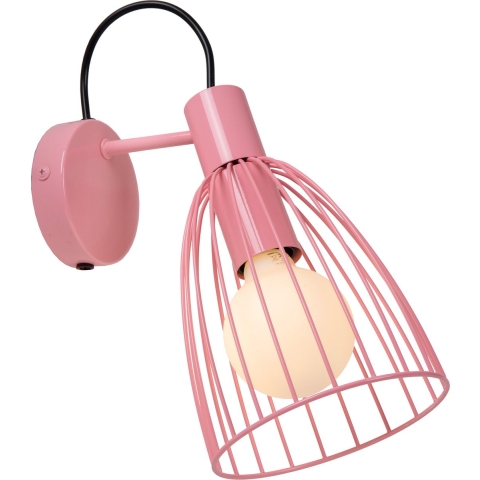 Lucide MACARONS Wandlamp 1xE27 - Roze