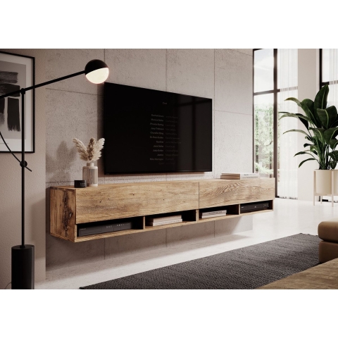 Meubella TV-Meubel Asino - Kastanje - 200 cm