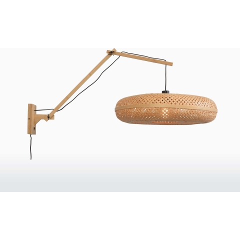 GOOD&MOJO Wandlamp Palawan - Bamboe - 105x60x55cm