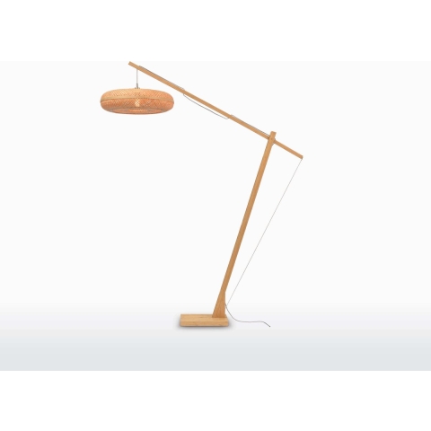 GOOD&MOJO Vloerlamp Palawan - Bamboe - 175x60x207cm