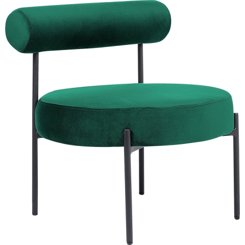 Beliani - ALPHA - Fauteuil - Smaragdgroen - Fluweel