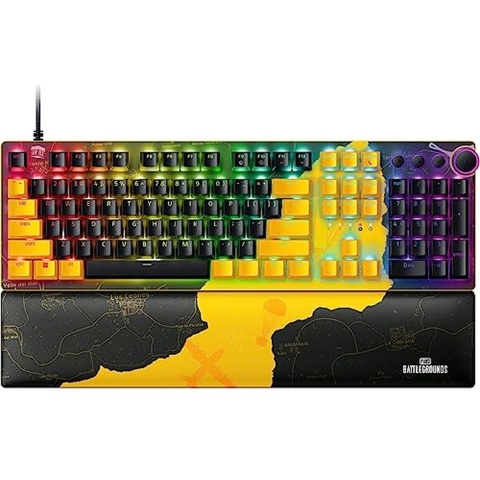 Razer Huntsman V2 - Optical Gaming Keyboard - PUBG: Battlegrounds Edition (Linear Optical Switch)