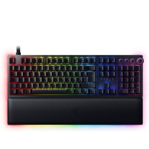 Razer Huntsman V2 Analog Gaming Keyboard - Razer Analog Optical Switches - Multi-function Digital Dial and 4 Media Keys - French Layout