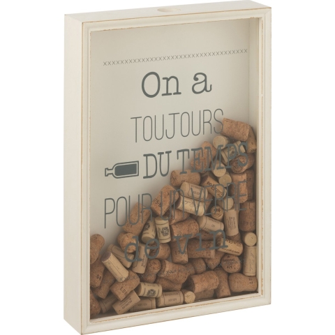 J-Line kader Kurk Antiek - hout - ecru