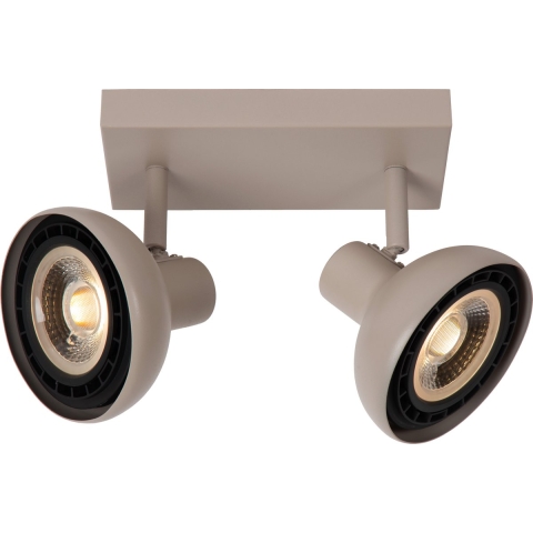 Lucide SENSAS Plafondspot 2xGU10 (ES111) - Beige