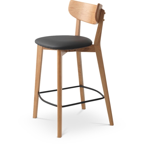 Olivine Jack houten barkruk naturel - 65 cm