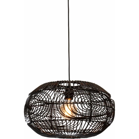 GOOD&MOJO Hanglamp Madeira - Rotan Zwart - Ø48cm