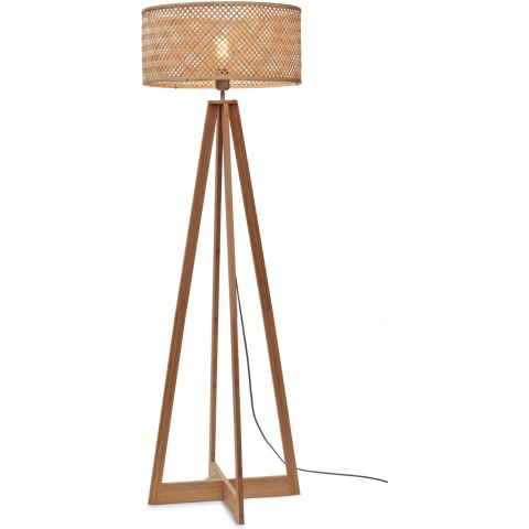 GOOD&MOJO Vloerlamp Java - Bamboe - 50x50x145cm
