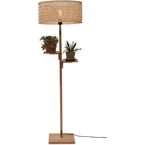 GOOD&MOJO Vloerlamp Java - Bamboe - Ø50x158cm