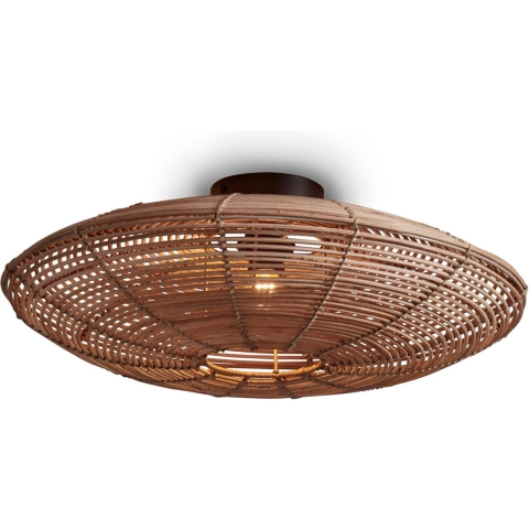 GOOD&MOJO Plafonniere Tanami - Rotan - Ø55cm