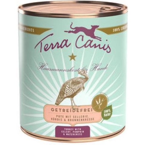 Terra Canis Graanvrij Voordeelpakket 12 x 800 g - Mixpakket kalkoen & rundvlees