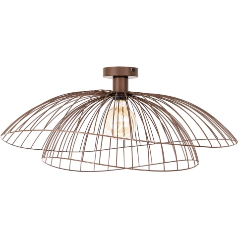 QAZQA Design plafondlamp brons 45 cm - Pua